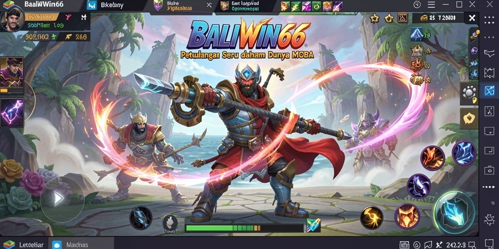 Gameplay MOBA yang mendebarkan di BALIWIN66.