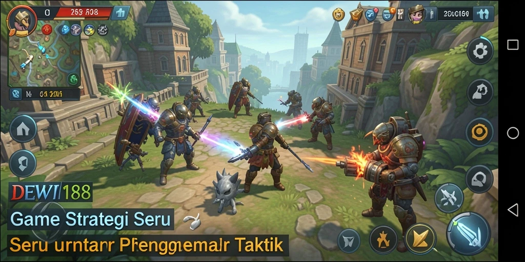 Tampilan gameplay DEWI188 yang menarik dan memikat.