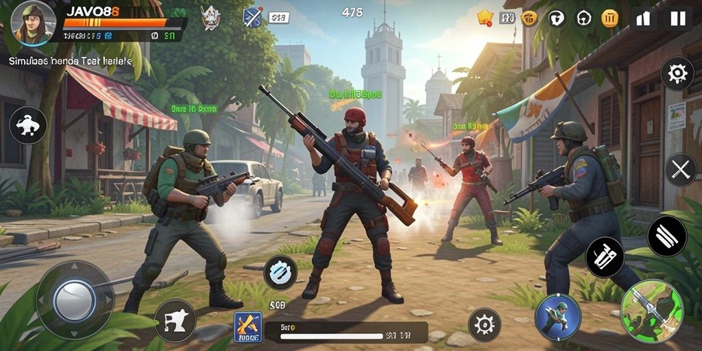 Tampilan gameplay JAVO88 yang menakjubkan dan interaktif.