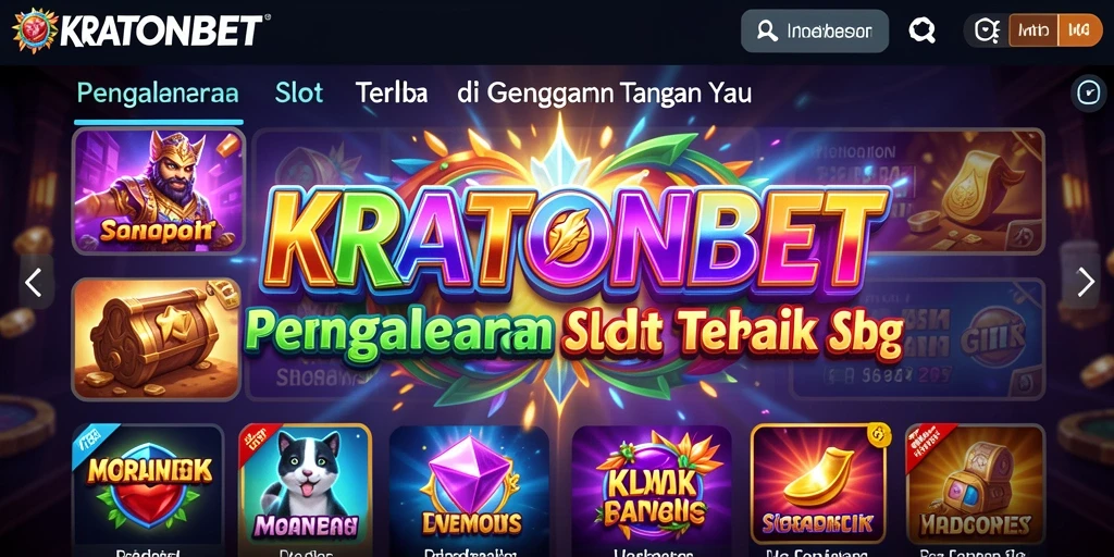 Screenshot gameplay KRATONBET dengan tema slot yang menarik.