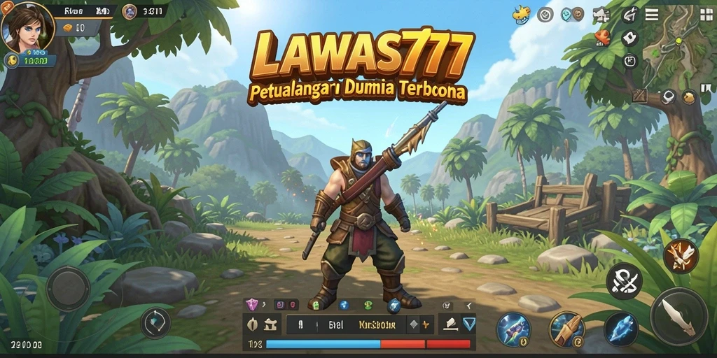 Screenshot menampilkan karakter menjelajahi dunia Open World.