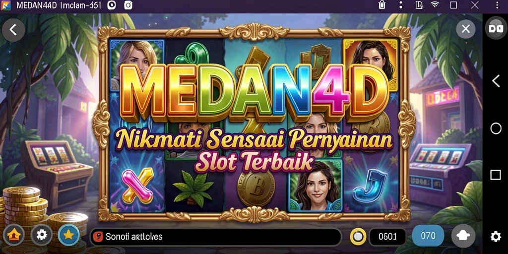Tampilan gameplay menyenangkan dan interaktif dari MEDAN4D.
