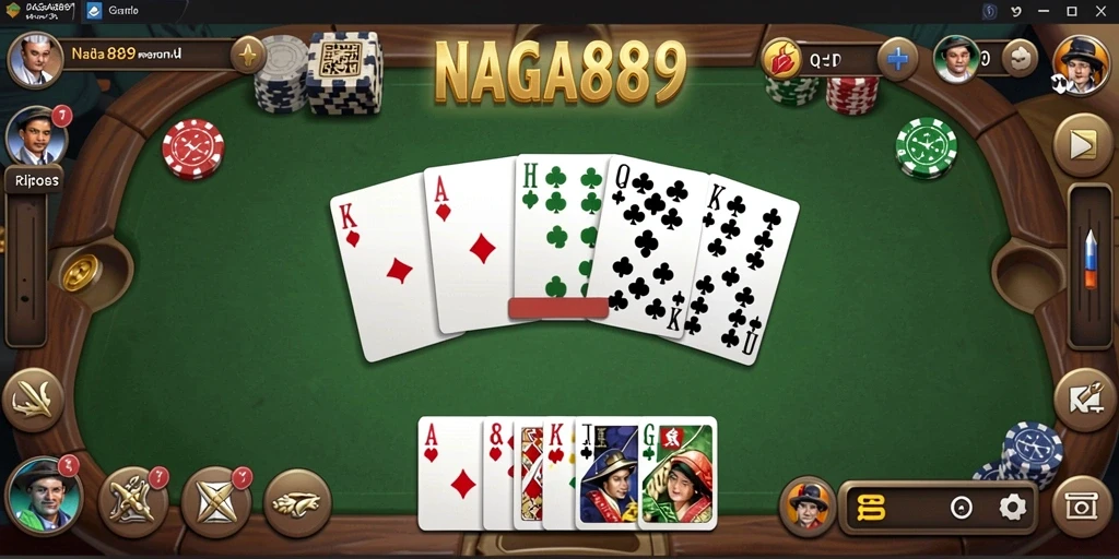 Gameplay NAGA889 yang seru dalam permainan Domino.