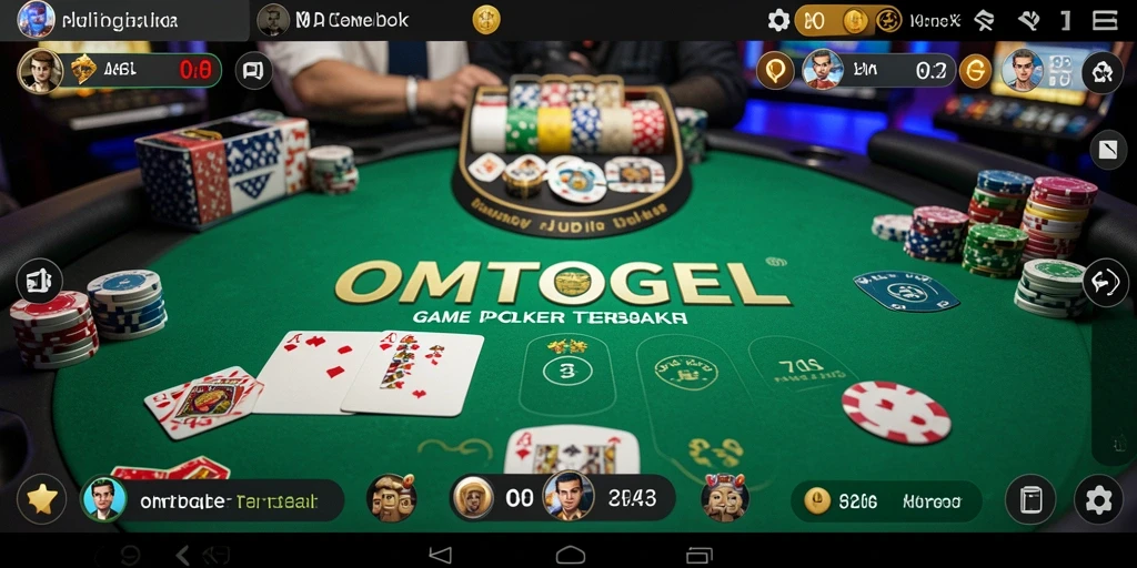 Screenshot gameplay menampilkan aksi seru dalam permainan Poker.