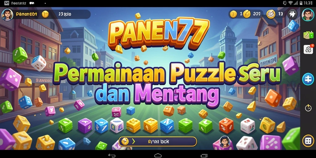 Tampilan gameplay seru dari PANEN77 yang menantang dan menarik.