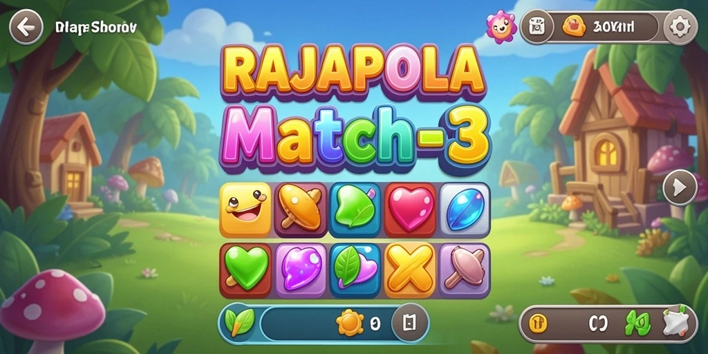 Tampilan screenshot menunjukkan gameplay seru dari RAJAPOLA.