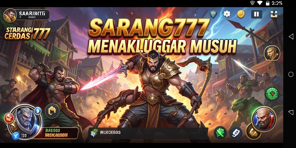 Tampilkan strategi dan taktik dalam gameplay mendebarkan SARANG777.