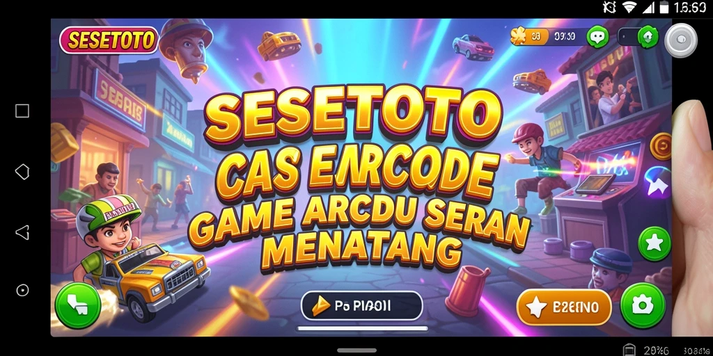 Screenshot SESETOTO menampilkan keseruan gameplay Arcade yang mendebarkan.