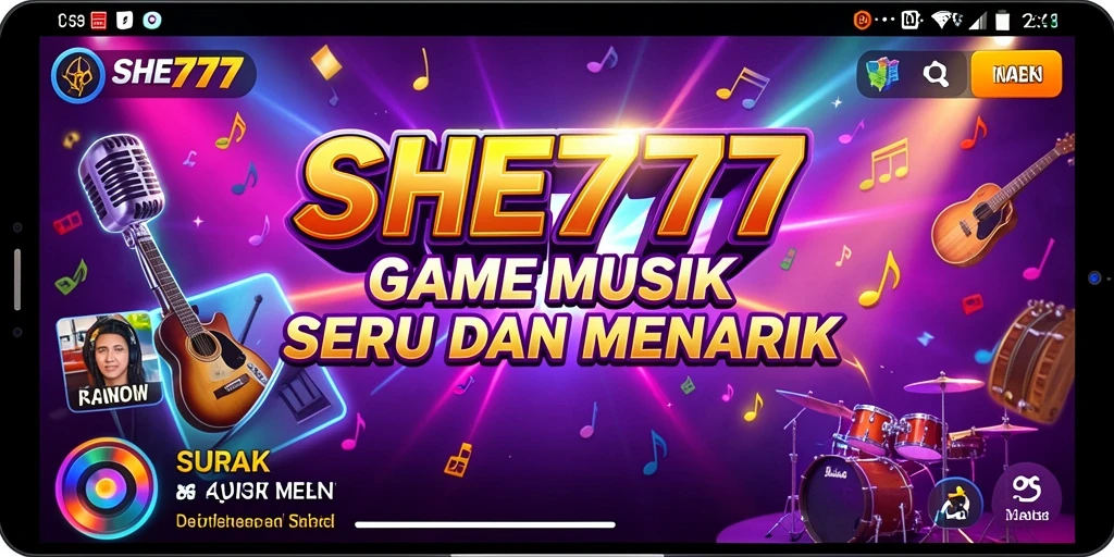 Tampilan gameplay SHE777 yang seru dan menarik.