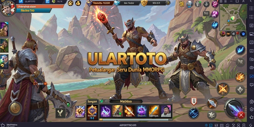 Tampilan gameplay seru dari ULARTOTO yang memukau.