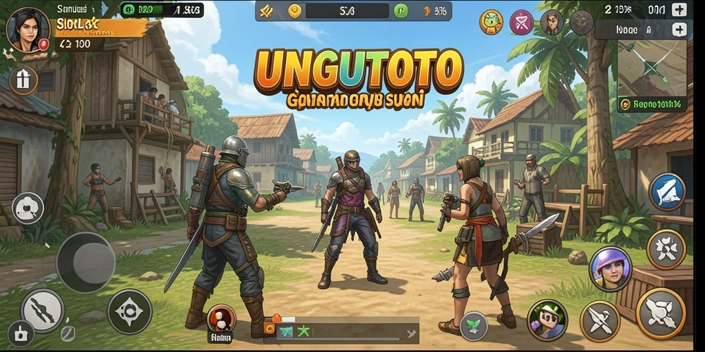 Tangkapan layar gameplay UNGUTOTO dengan aksi simulasi yang menarik.