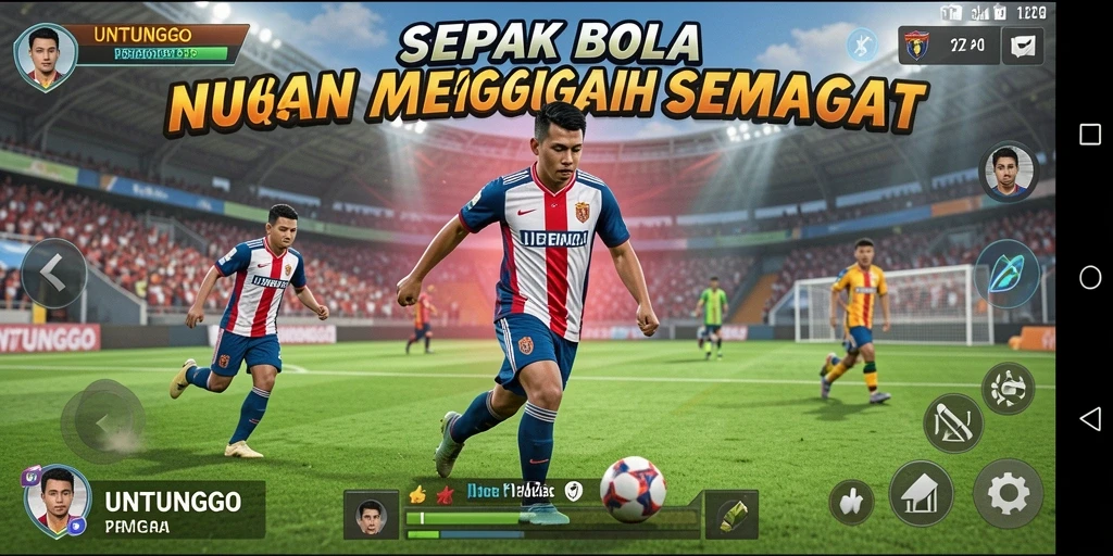 Tampilan gameplay UNTUNGGO yang seru dan menegangkan.